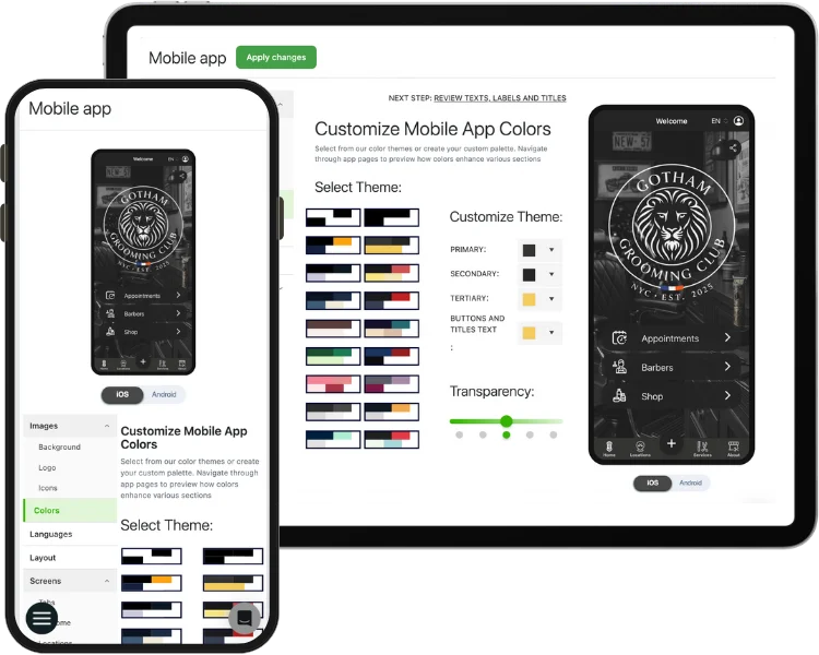 Simple yet powerful and flexible configuration for the app